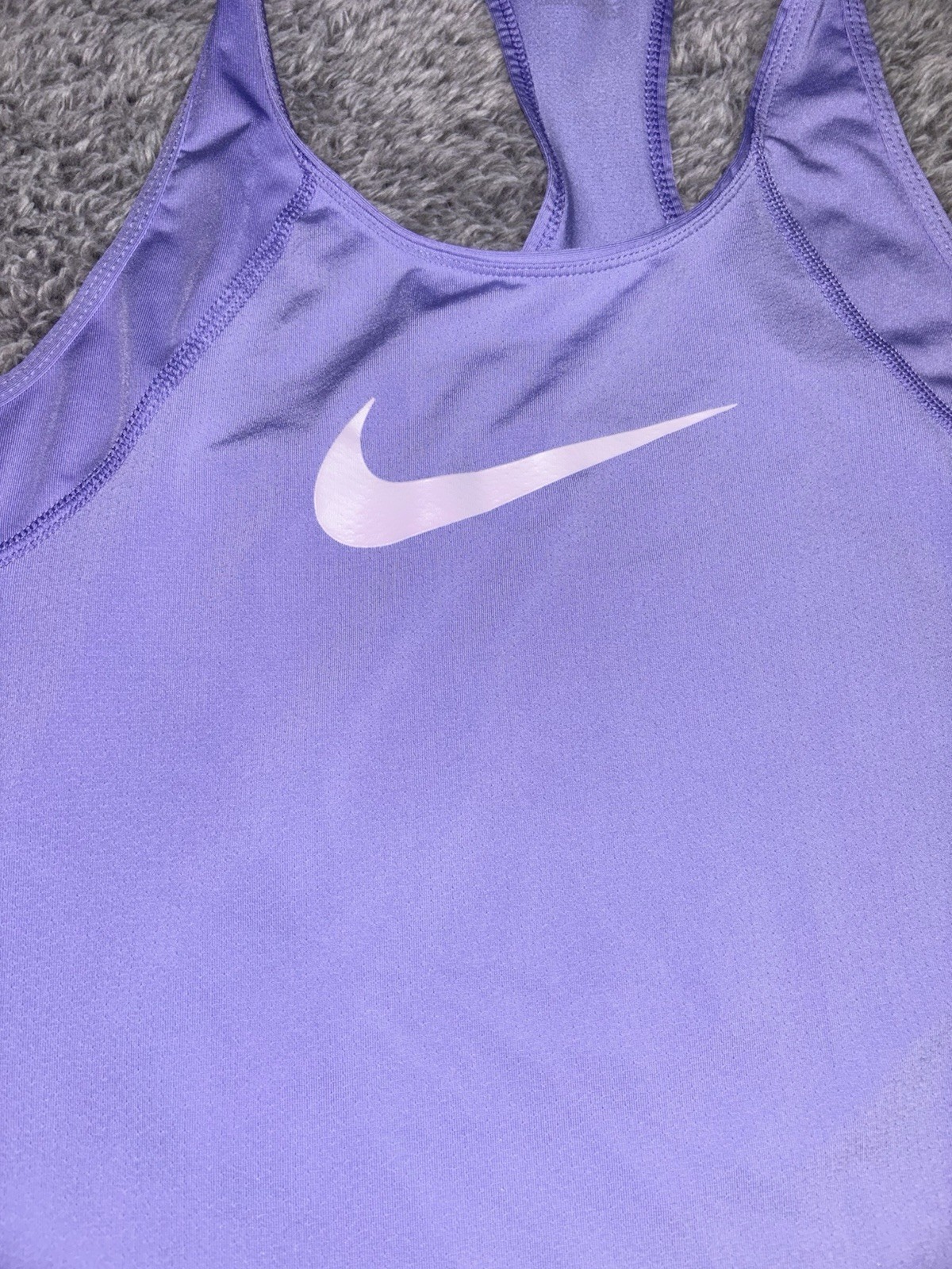 Nike Dri-Fit Women's Purple Racerback Tank Top Size Medium thumbnail 2