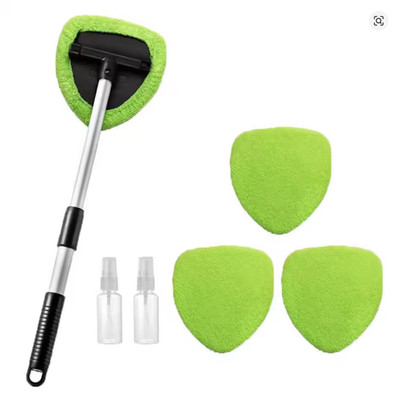 Windshield Cleaner Wand Microfiber Car Inside Window Cleaning Tool Anti Fog 2025