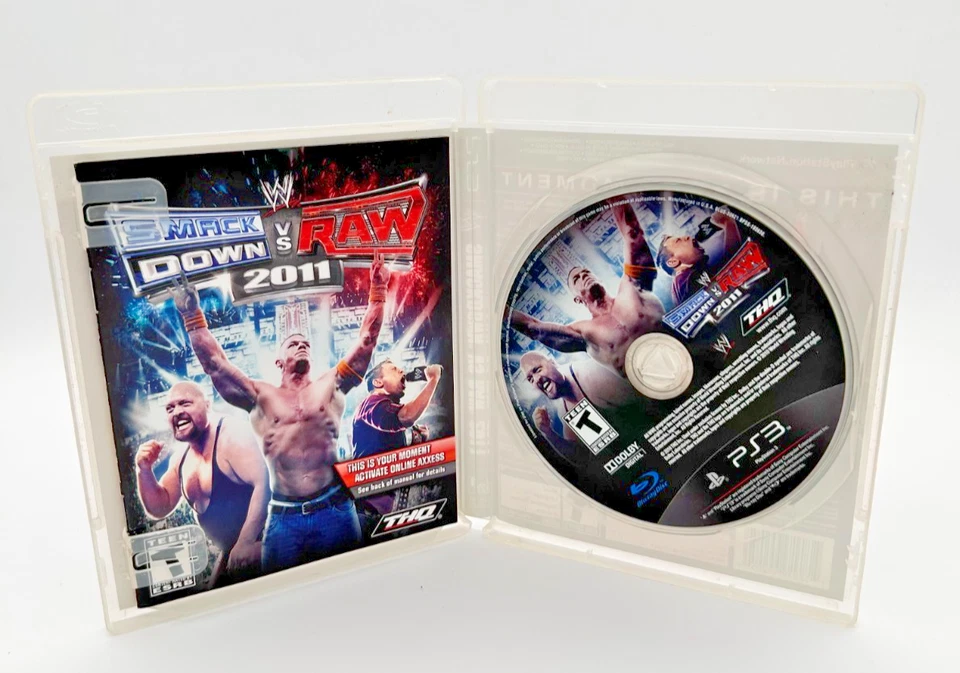 WWE SmackDown vs. Raw 2011 (Sony PlayStation 3, PS3, 2010) CIB Foto 2 de 4