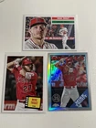 Topps Mike Trout Los Angeles Angels 3 Card Lot 2023