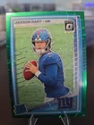 2025 Panini Donruss Optic  Rated Rookie Jaxson Dart #273 Green Velocity Prizm RC