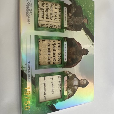 Bellissimo Edition Triple Relic. Henry The 8th, King Arthur, Catherine The Great