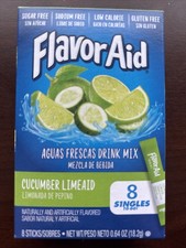 2 Cucumber Limeaid Flavor Aid Sugar Free Drin...