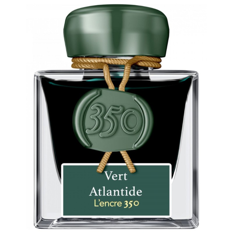 Encre pour calligraphie Herbin Vert Atlantide pour personnaliser vos carnets et invitations