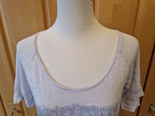 Margittes 42/44 Leinen Shirt , Pailletten - Bild 2 von 11