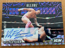 2026 Upper Deck AEW Allure - Kyle Fletcher - In Action - Auto Purple Diamond /10