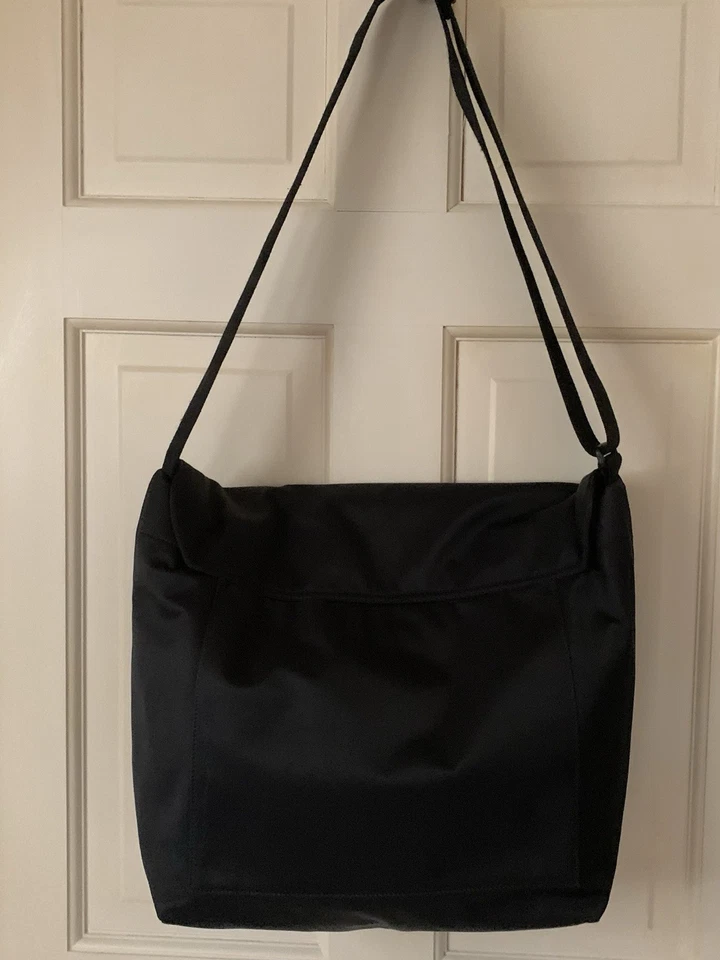 Kate Spade black nylon messenger crossbody computer Carry On bag - Image 3 of 4