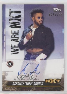 2021 Topps WWE NXT We Are 25/250 Ashante Adonis Thee #A-TM Auto 8o1