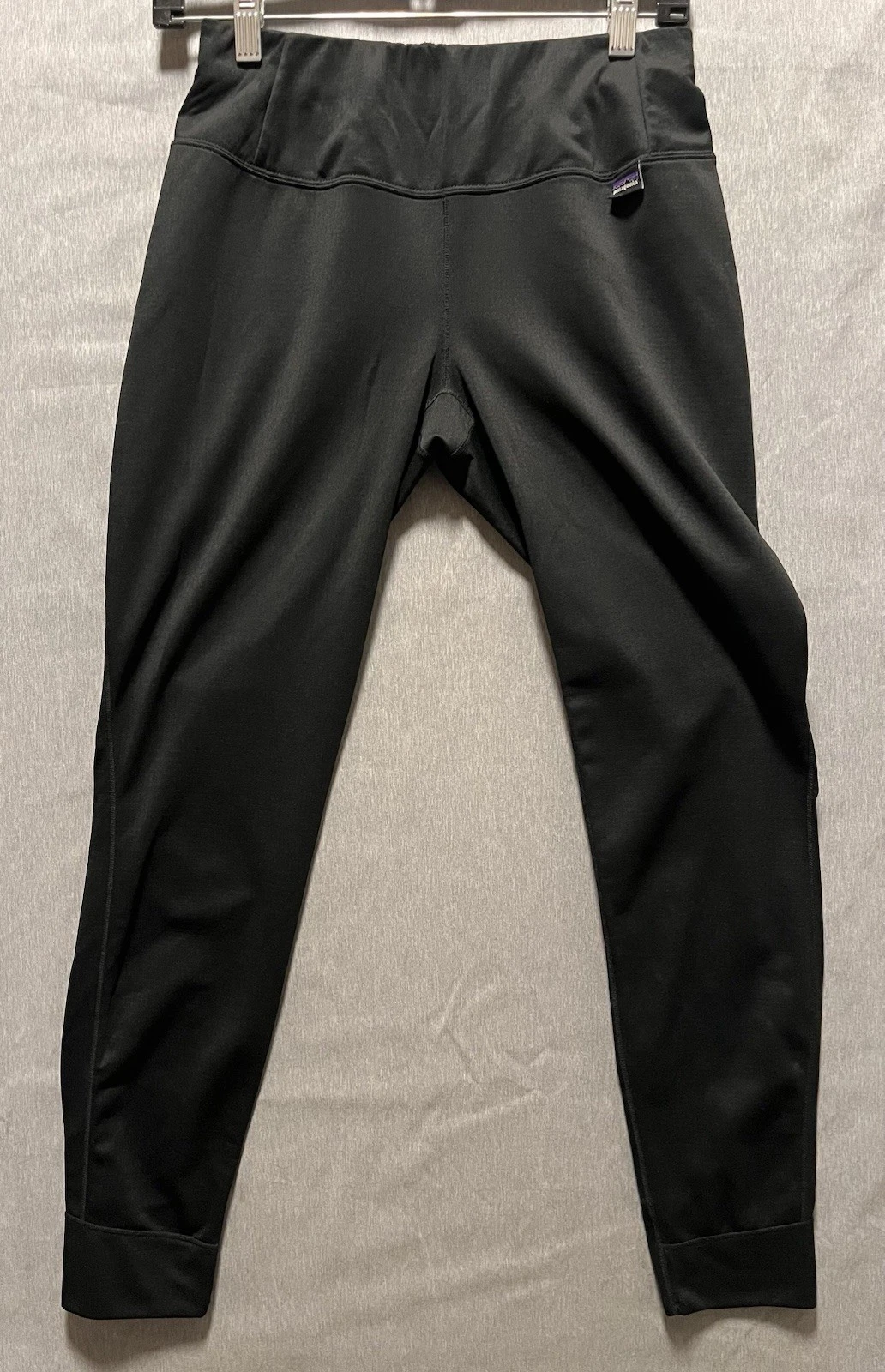 PATAGONIA Midweight Capilene Baselayer Pants 44491 Black Women’s Medium Polartec