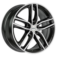 1x BBS SX platinum silber diamantgedreht 8.5Jx19 5x108 ET45