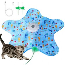Interactive Cat Toy Automatic Hide Seek Ball Rechargeable Kitten Play