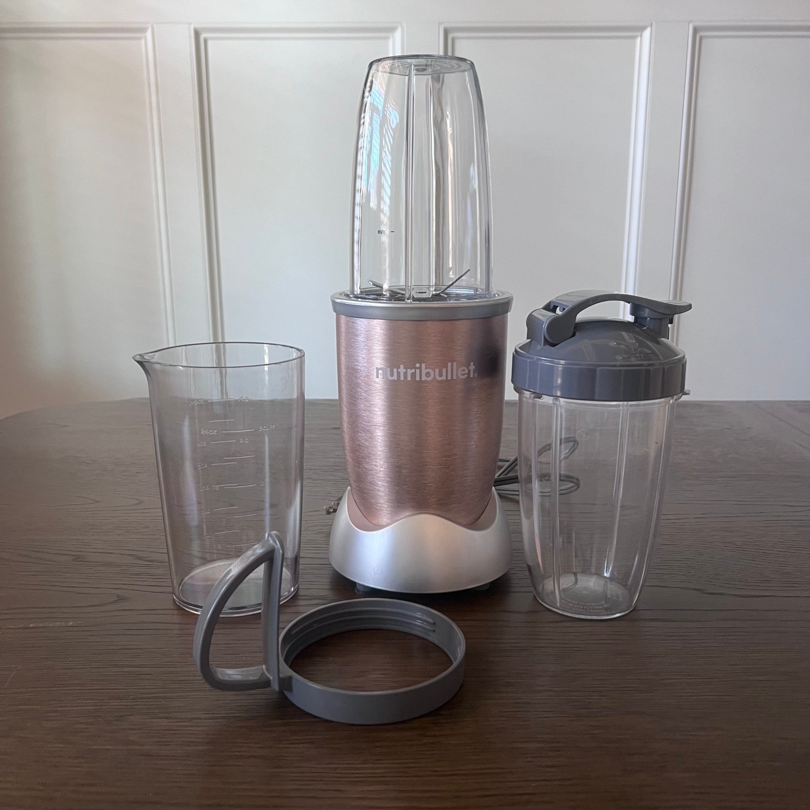 NutriBullet Pro Blender Rose Gold Metallic Nutrient Extracto