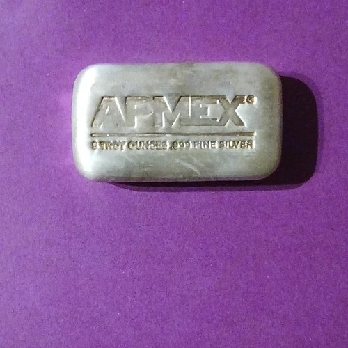 APMEX 5 oz .999 Silver Bar Bullion