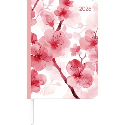 Lady Journal Blossoms 2026 - Blüte - Taschenkalender A6 (10,7x15,2 cm) -...