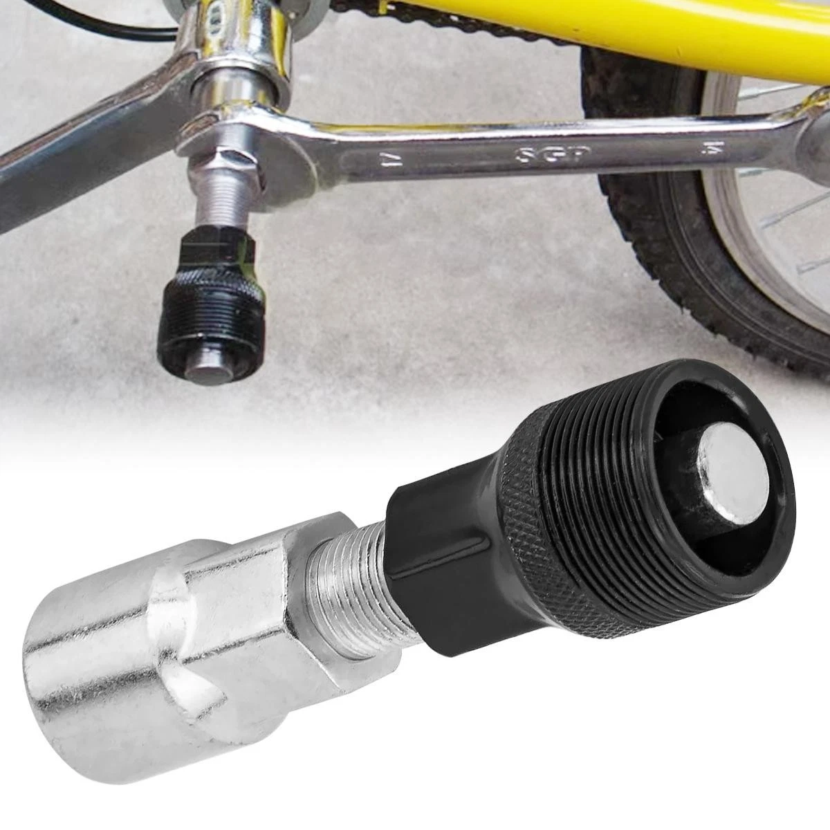 Extracteur De Manivelle De Vélo – Outil En Acier Carbone, Compatible Avec Pédaliers Carrés/ISIS, Pour VTT, Route, Pliant (noir)