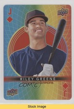 2022 Upper Deck Goodwin Champions Playing Cards Riley Greene READ s9z