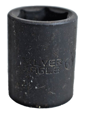 Matco Silver Eagle Tools BP206SE 5/8'' SAE Shallow Impact Socket 3/8'' Drive 6 Pt