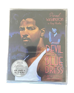 devil in a blue dress blu ray Sleek Long Formal Dress with Long Sleeves