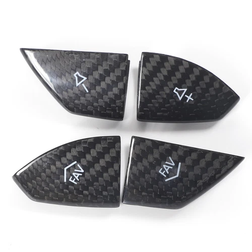 Real Dry Carbon Fiber Full Interior Trim Cover Set Fit For Corvette C7 2014-2019 - Foto 19 di 53