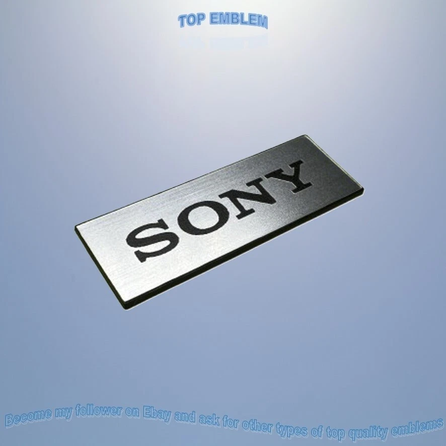 SONY Emblem Badge Ersatz Logo Aufkleber Sticker Aufkleber Remote