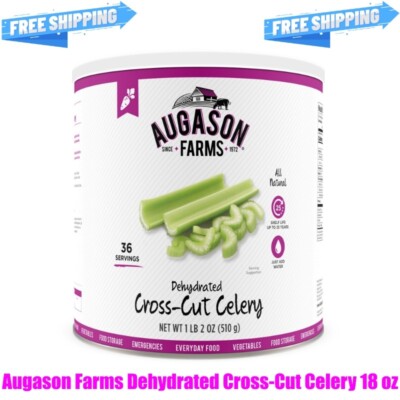 Augason Farms Dehydrated Cross-Cut Celery 18 oz