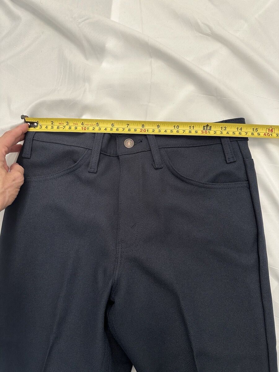 VINTAGE DEADSTOCK 70s LEVIS STA PREST Flare 517 Navy 30x34 VINTAGE DEADSTOCK 70s LEVIS STA PREST Flare 517 Navy 30x34
