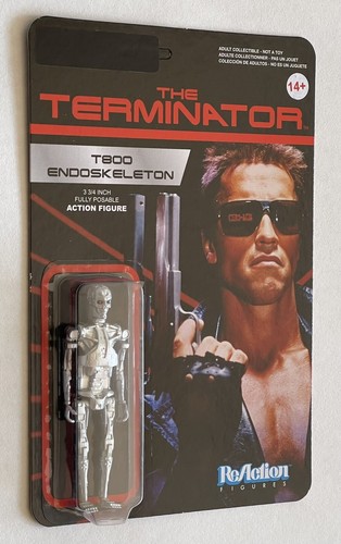The Terminator T800 Endoskeleton Retro Style ReAction Action Figure Funko - Picture 2 of 3