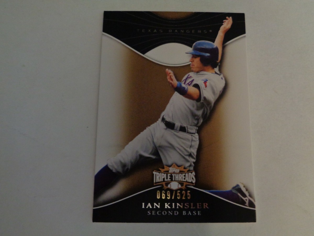 2009 Topps Triple Threads Sepia Ian Kinsler Card #69 Serial #69