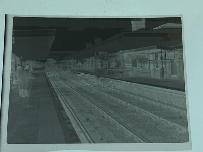 1950s Diesel Loco Rugby Area? British Rail Railway Negative 3V-10