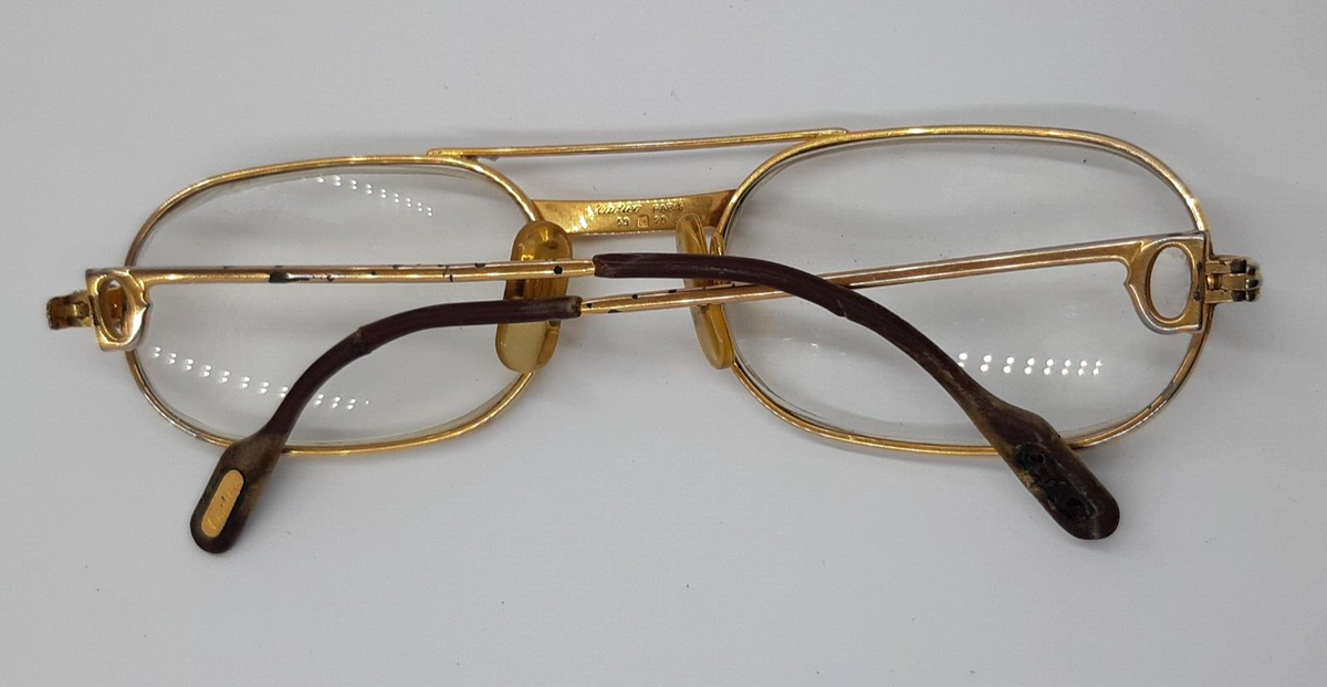 VINTAGE CARTIER MUST LOUIS LC SUNGLASSES GOLD PLATED FRANCE VINTAGE CARTIER MUST LOUIS LC SUNGLASSES GOLD PLATED FRANCE