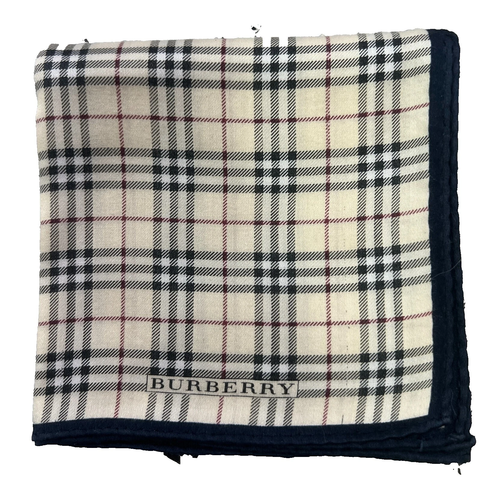 Burberry 格子图案男士手帕