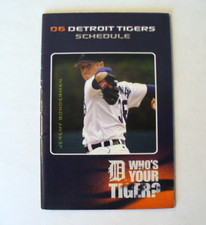 MLB - Detroit Tigers 2006 Pocket Schedule