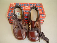 Vintage Buster Brown Leather Shoes Size 6 C   ROCKY  New