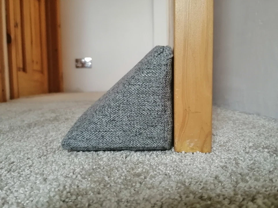EXTRA THICK Draught Excluder Triangular® ~ Attachable, Heavy ~ Single - Image 2 of 4