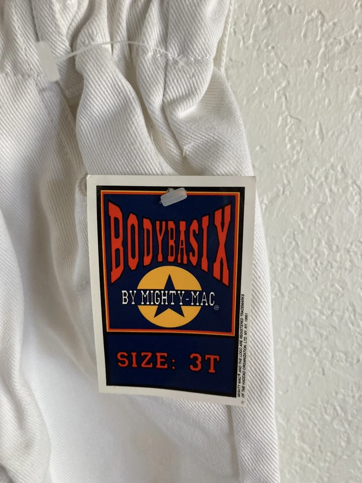 Pantalones vaqueros blancos vintage Mighty Mac años 90 talla 3 Foto 2 de 4