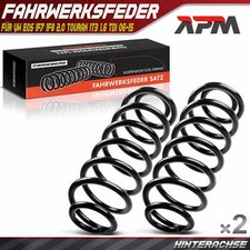 2x Federn Fahrwerksfeder Hinten für VW EOS 1F7 1F8 2.0 Touran 1T3 1.6 TDI 06-15