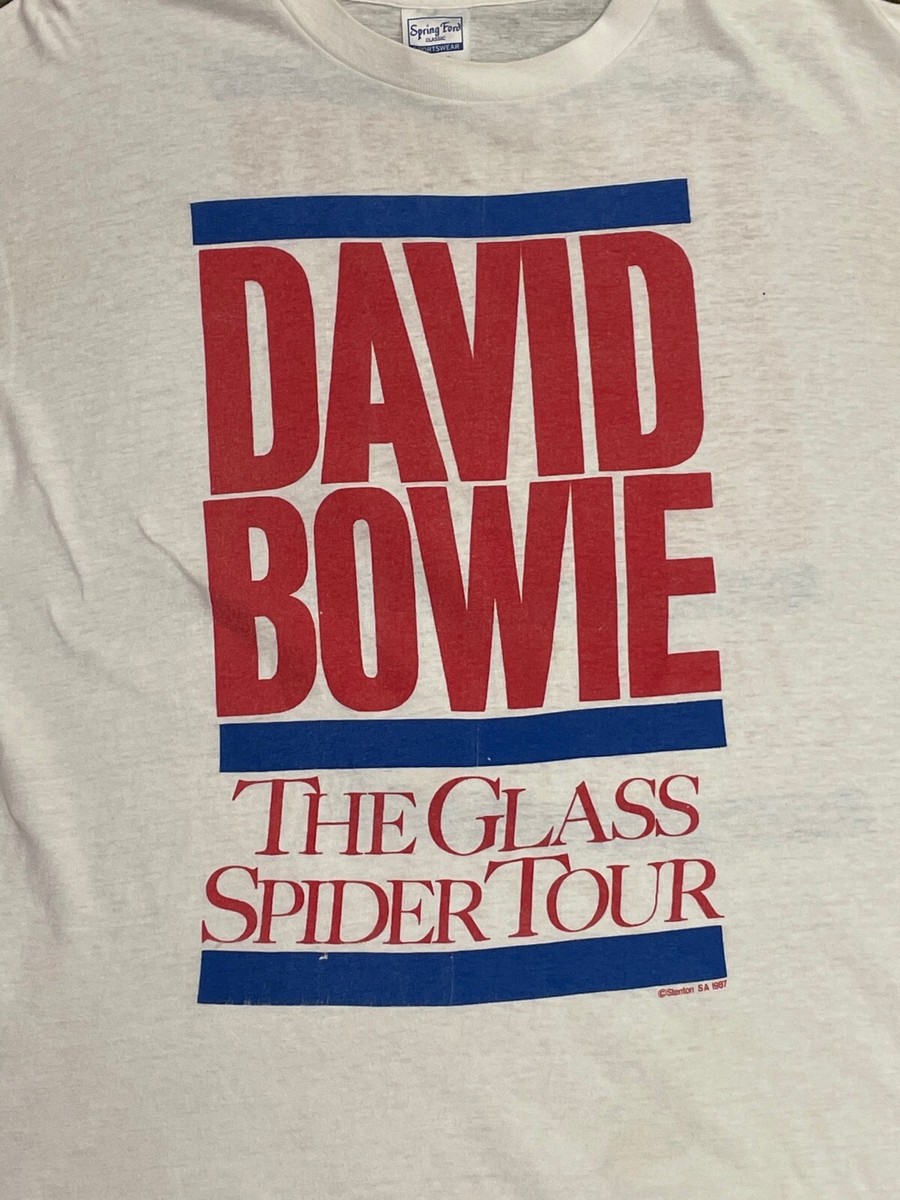 Vintage 1987 DAVID BOWIE THE GLASS SPIDER TOUR T shirt XXL