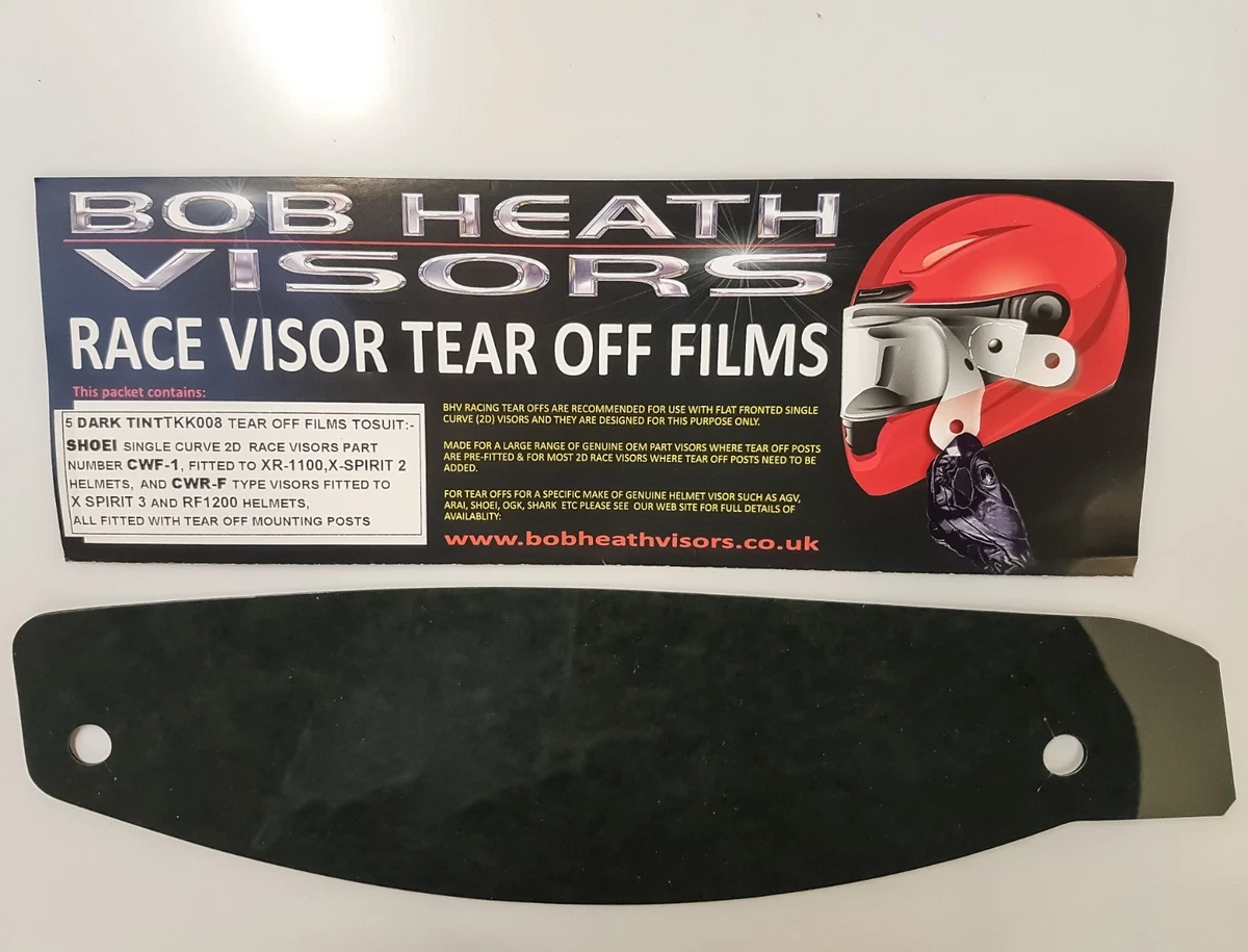Tear hotsell off shoei