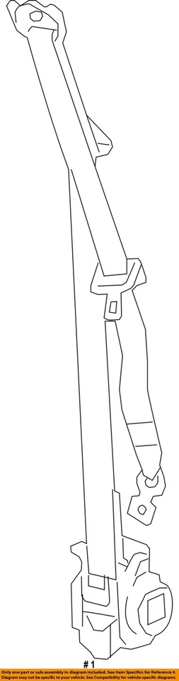 Used Front Left Seat Belt Front fits: 2016 Gmc Yukon xl 1500 bucket and bench dr - Image 4 of 4