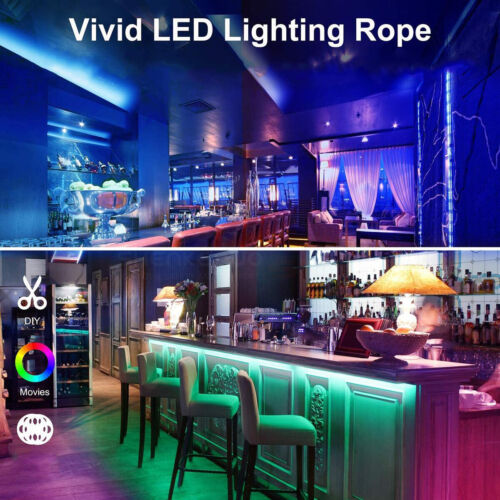 Led Strip Lights 16.4ft RGB LEDs Color Changing for Bedroom Desk Home Decoration - Picture 6 of 11