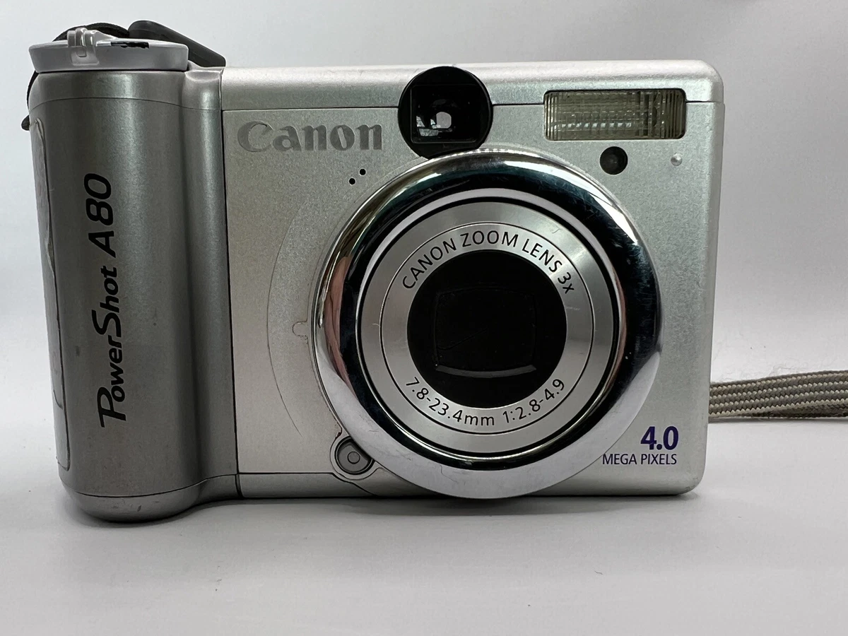 Canon PowerShot A520 4.0mp Silver W/ Box Manuals, SD, & Cables blog.knak.jp