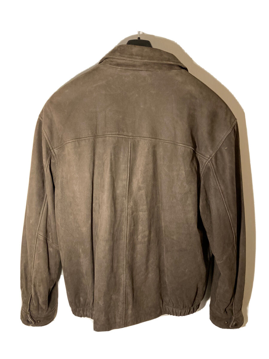 Vintage 90's Baracuta Mens XL Insulated Suede Leather Bomber Vintage 90's Baracuta Mens XL Insulated Suede Leather Bomber