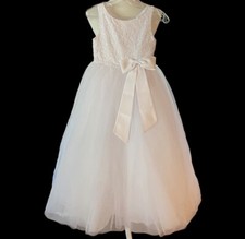 Mary's Bridal Mary's Angels Flower Girl, Communion, Princess Dress Size 8