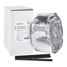 McKesson Padded Splint Roll 2" x 15' Fiberglass White 1302 1 Ct