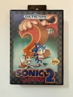 Sonic the Hedgehog 2 (Sega Genesis, 1992) CIB Complete Box Manual + REG CARD OEM