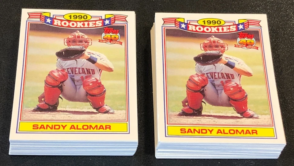 (2)x 1991 Topps Baseball 1990 Rookie Commemorative Send-A-Way Card Complete Sets