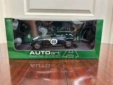 Autoart 1:18 Scale Diecast Jaguar C-Type Le Mans Winner #18