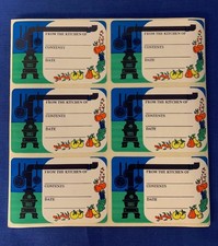 Vintage From the Kitchen of Canning-Cooking Jar Labels. 90 stickers.