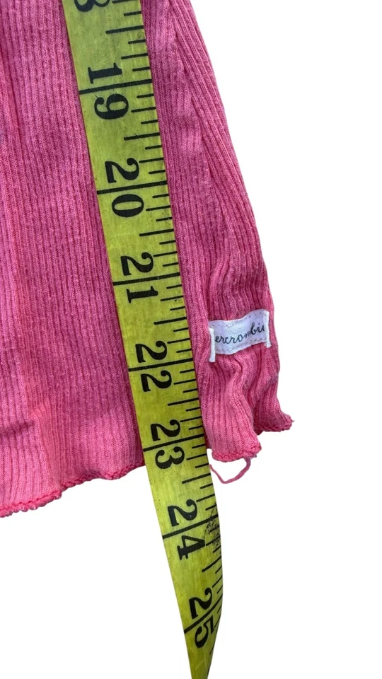 Abercrombie Kids Tank Tops Lot of 2 Children's Size M Cotton Blend Blue Pink - Image 3 of 4