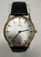 Orologio Solvil Et Titus Geneve Ultra Sottile Meccanico (Manuale) Carica 34mm Orologio Raro
